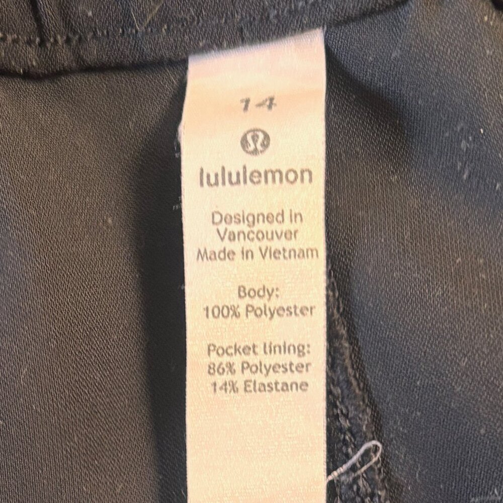 Lululemon Black Drawstring Pant - Picture 3 of 8
